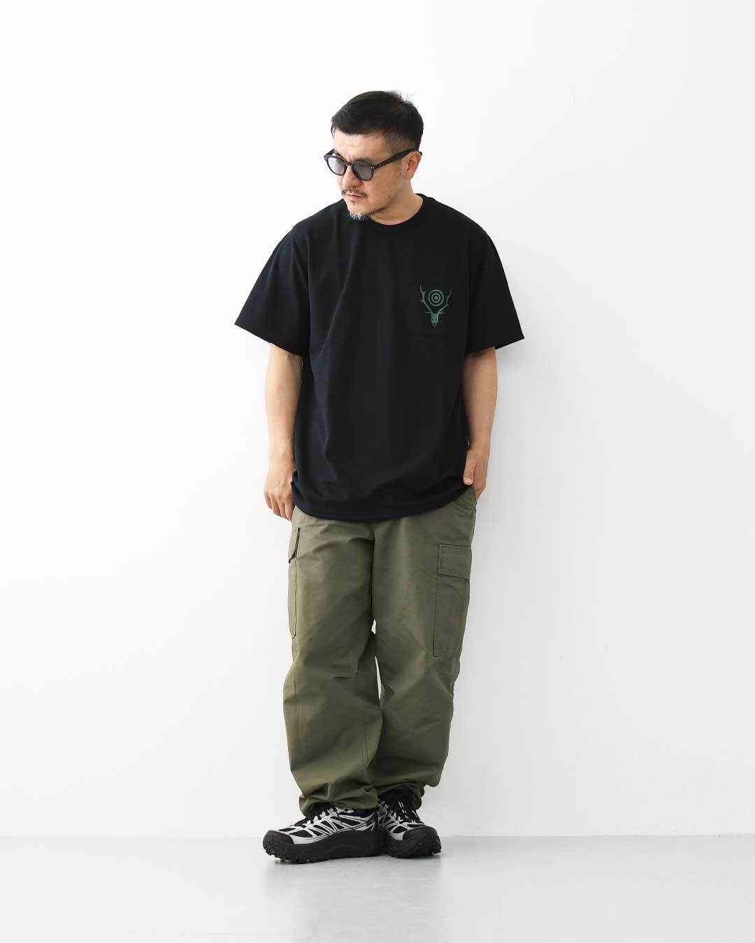 SOUTH2 WEST8 [サウスツーウエストエイト] S/S Round Pocket Tee