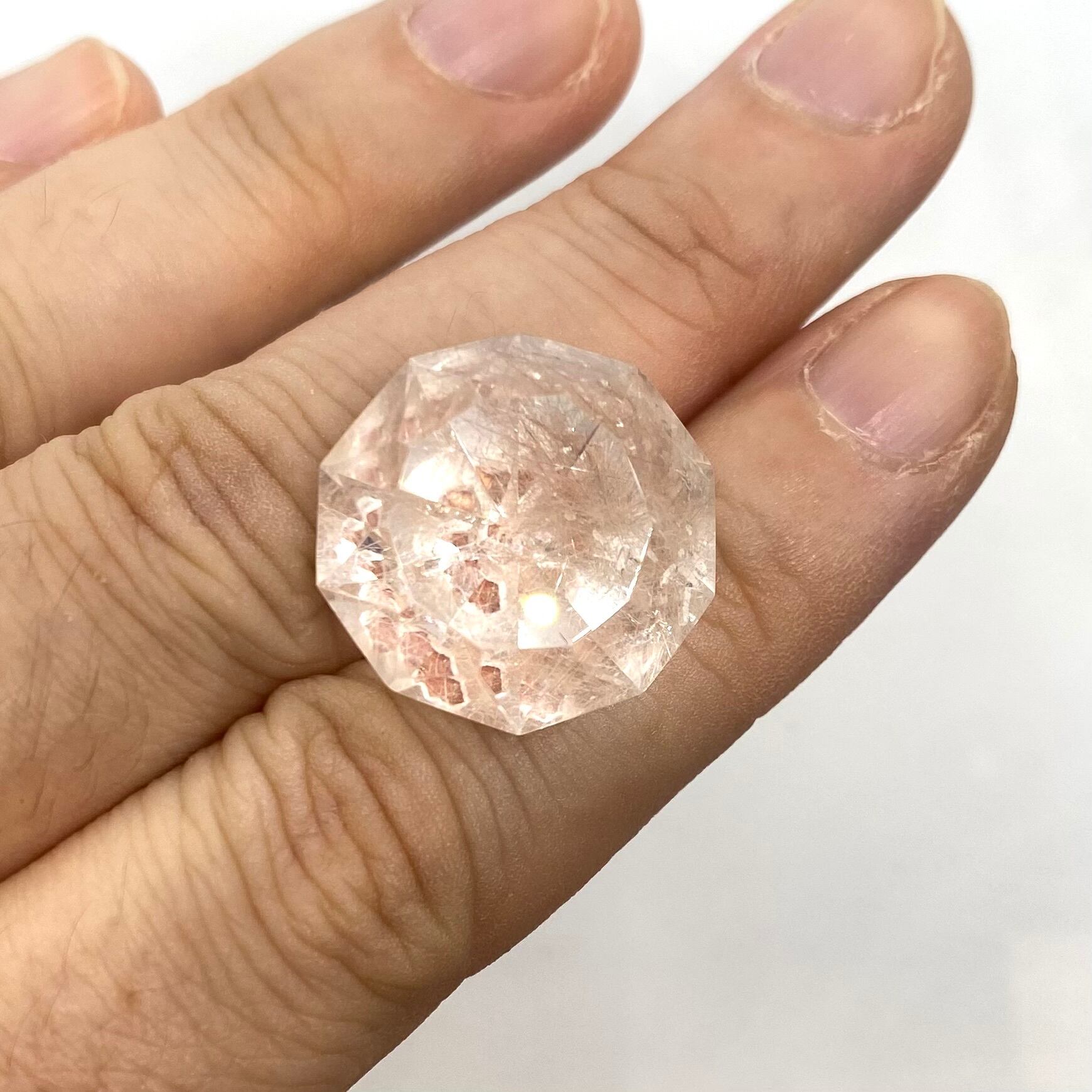 万華鏡　ピンクルチルクオーツインクオーツ