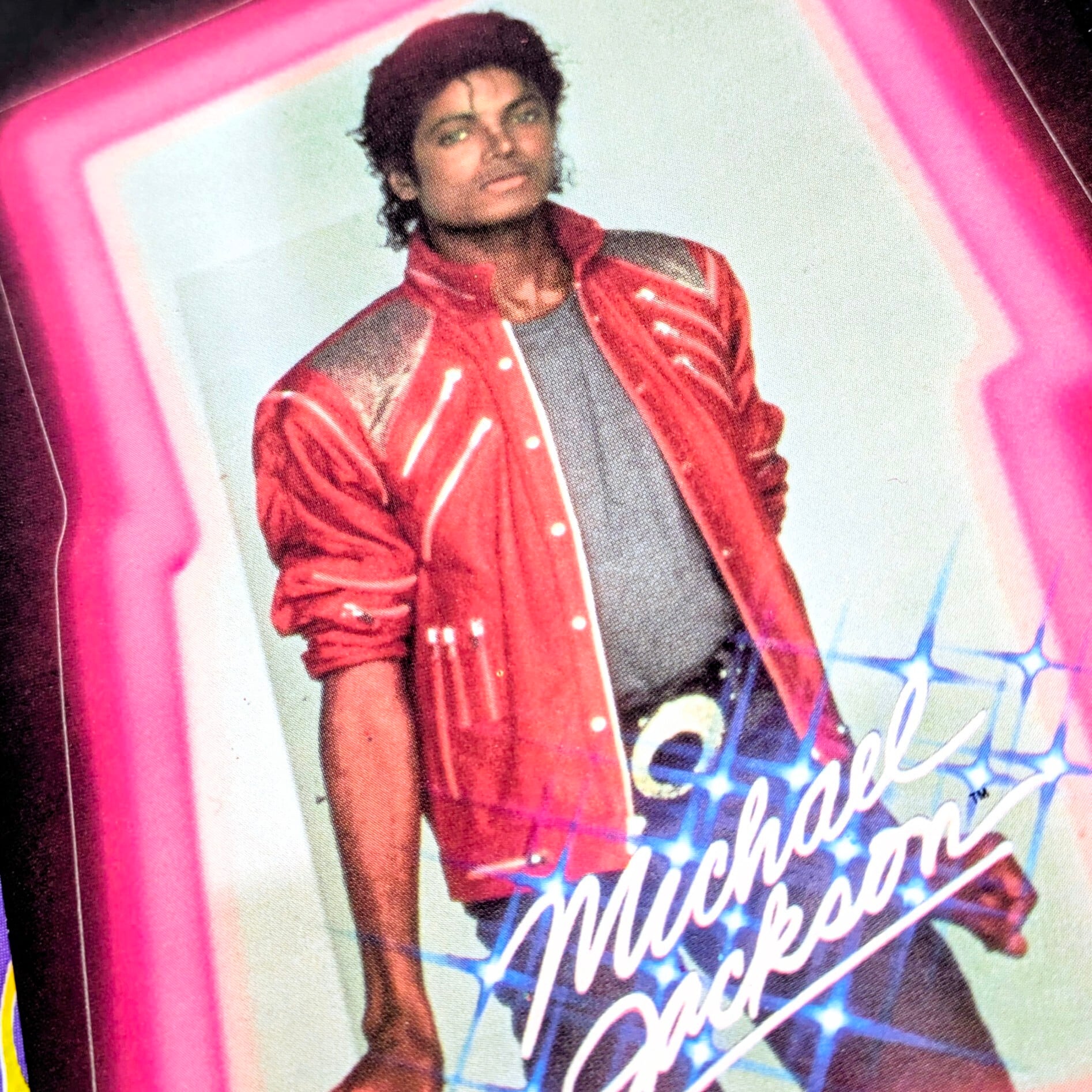 ☆送料無料！☆VINTAGE 1984【 Michael Jackson   ( マイケルジャクソン ) 】SUPER GIANT STICKER / VINTAGE ステッカー単品 （1個=1 GIANT STICKER入）〚アメリカン雑貨 アメトイ〛