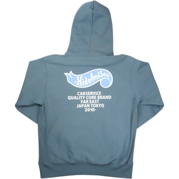 Size【L】 HIDEANDSEEK ハイド アンド シーク ×CARSERVICE HOODED