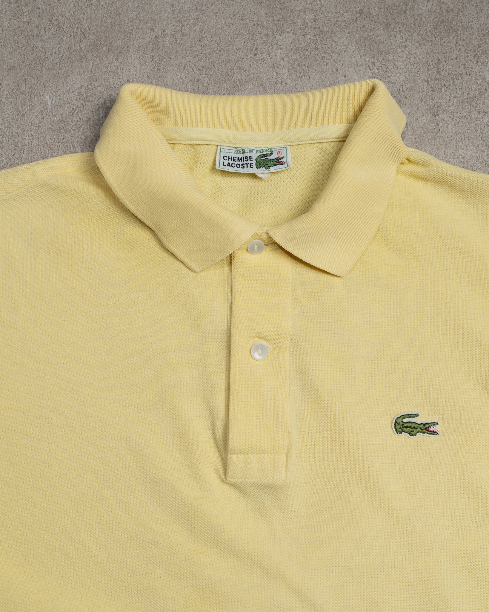 SIZE:6】70s CHEMISE LACOSTE Polo Shirts Made in France フレンチ