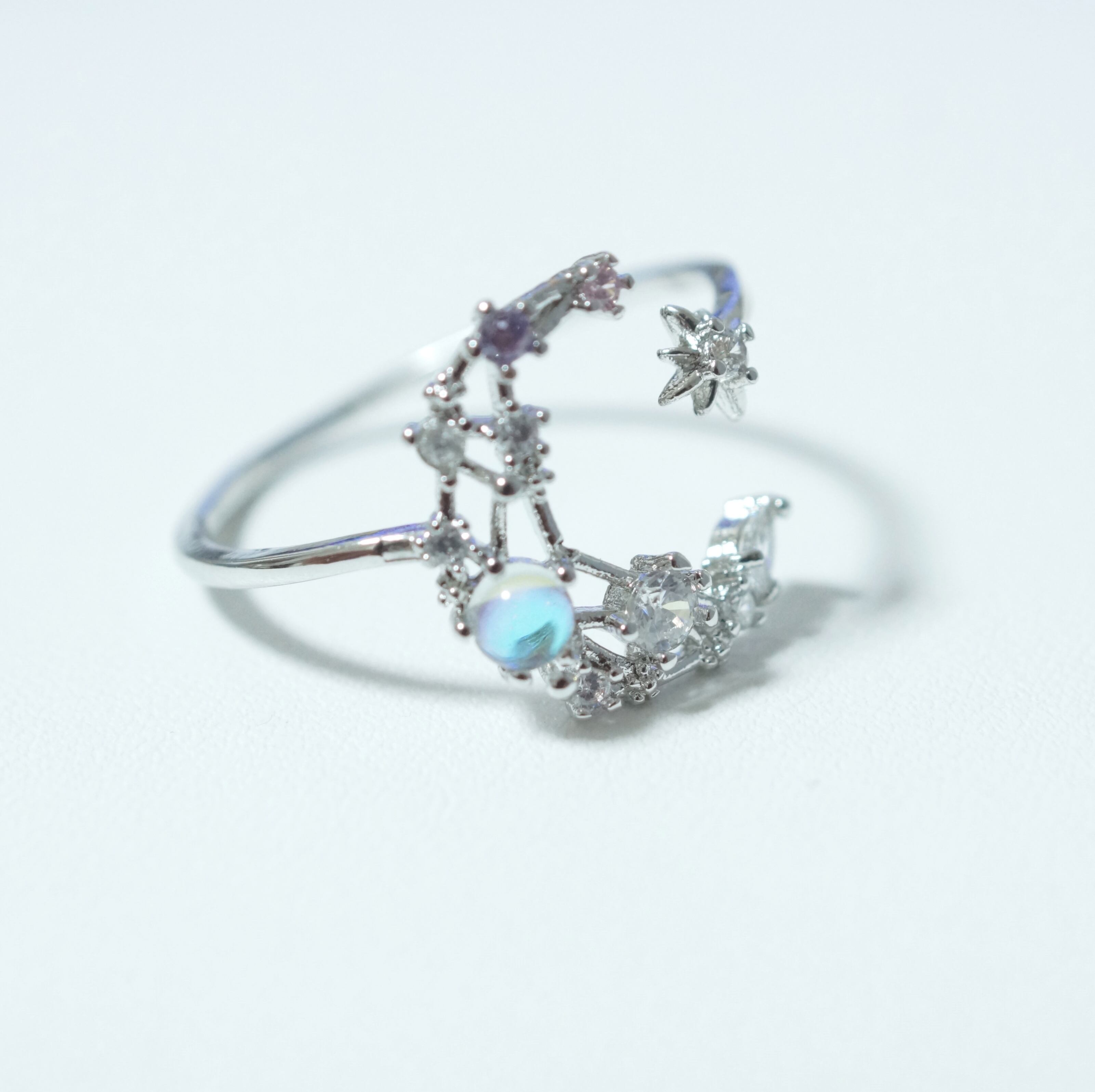 プリンセスリング Moon Moca S Select ঌ月と子猫 ໒ ᵗᵘᵏⁱᵗᵒᵏᵒⁿᵉᵏᵒ