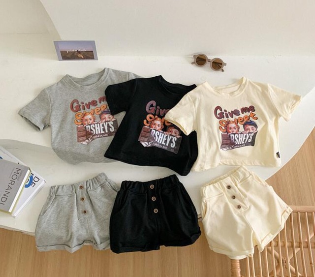 398«即納»〖 SET 〗プリントセットアップ 2点セット 3色展開