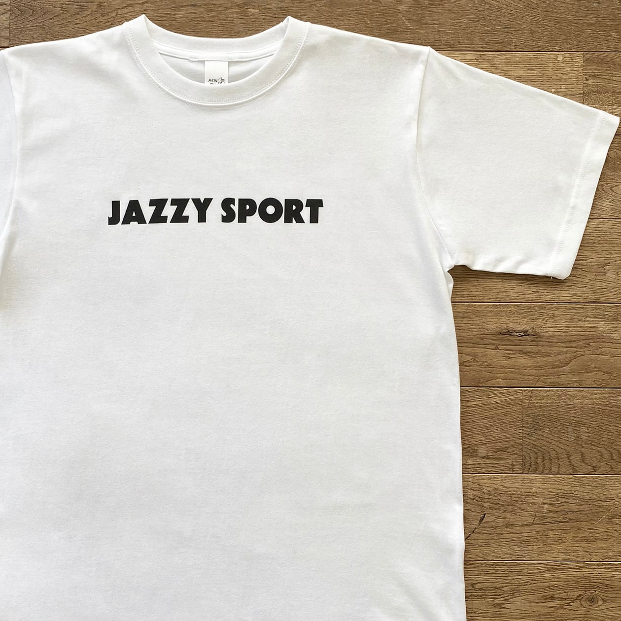 jazzy sport ジャジースポーツ プリント 白 ホワイト 半袖 tシャツ