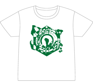 2023-24ツアーＴシャツ【白+緑ロゴ】