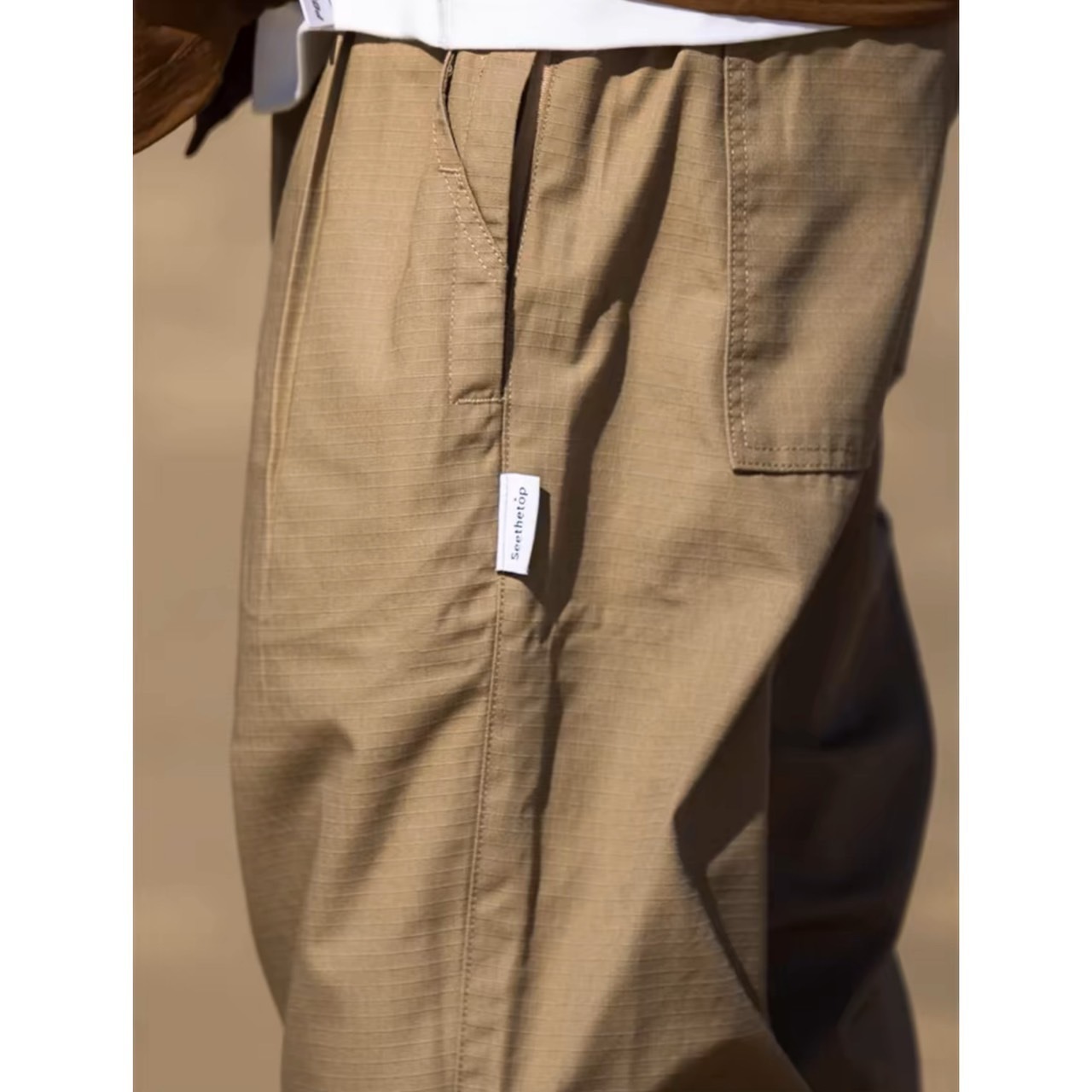 Loose silhouette wide pants 0218 - 6