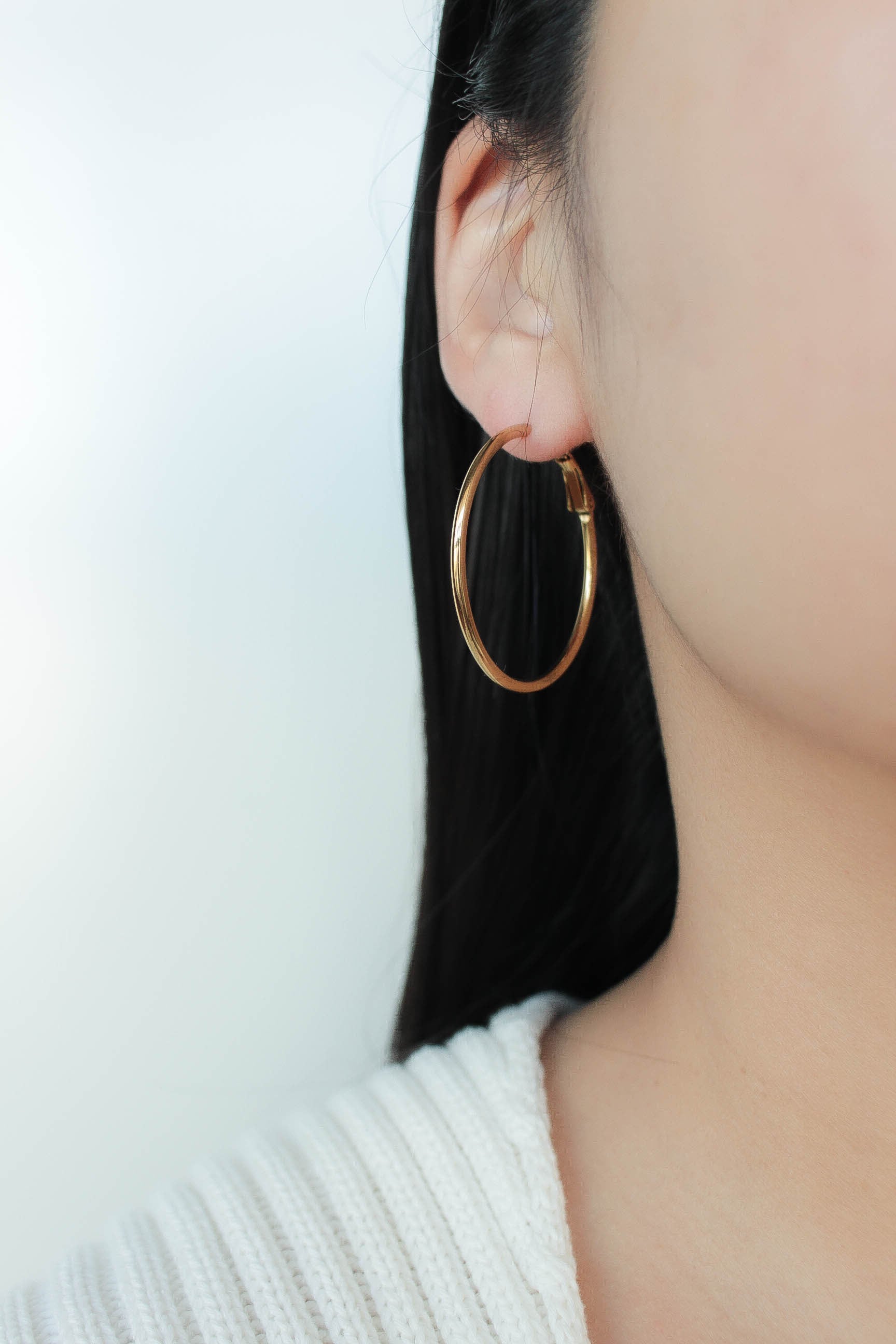 Big Hoop Pierce | 金属アレルギー対応のアクセサリー ebine