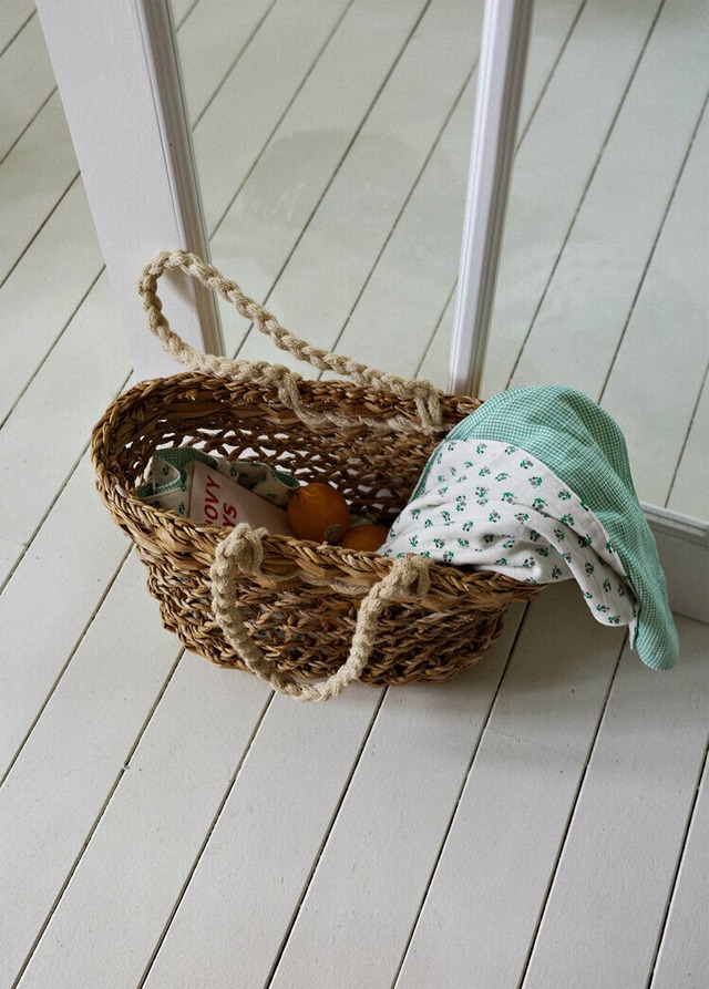 〈 即納アイテム 〉OHDIBS / Grandma Blanket _ green Mサイズ