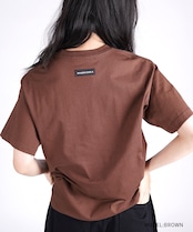 【直営限定ITEM】COOLA MADE®エンブロイダリーベーシックTシャツ (BROWN) CQ-47068H