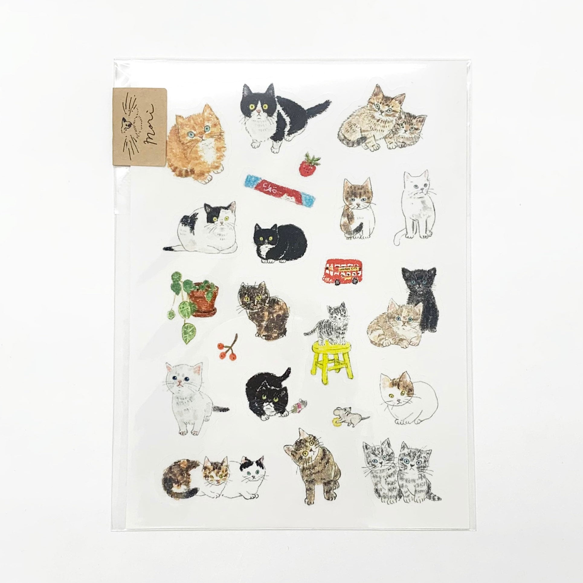 シールセット(MORI-007) | ねこしゅうかい