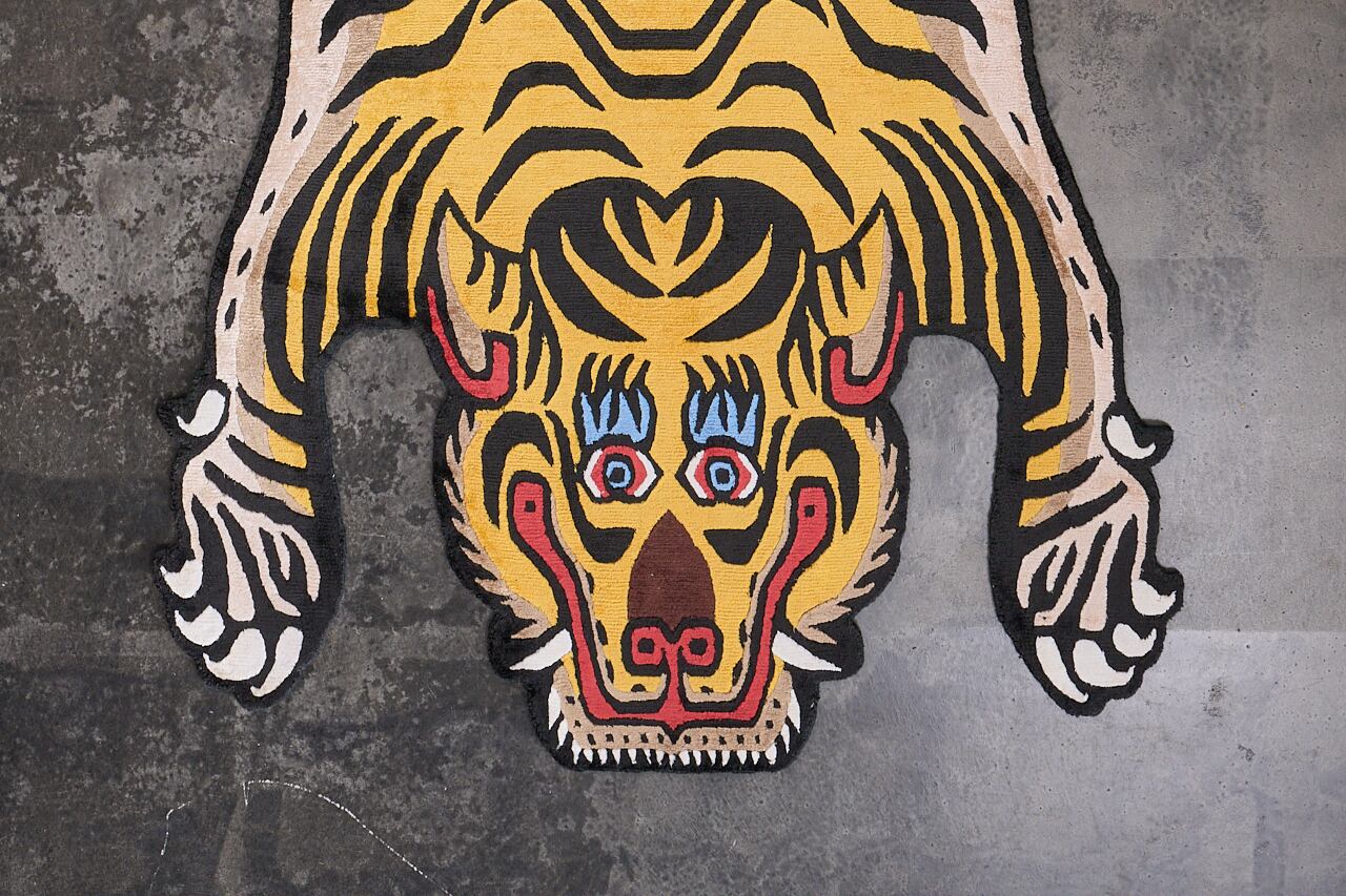 Tibetan Tiger Rug 《Lサイズ•シルク216》チベタンタイガーラグ