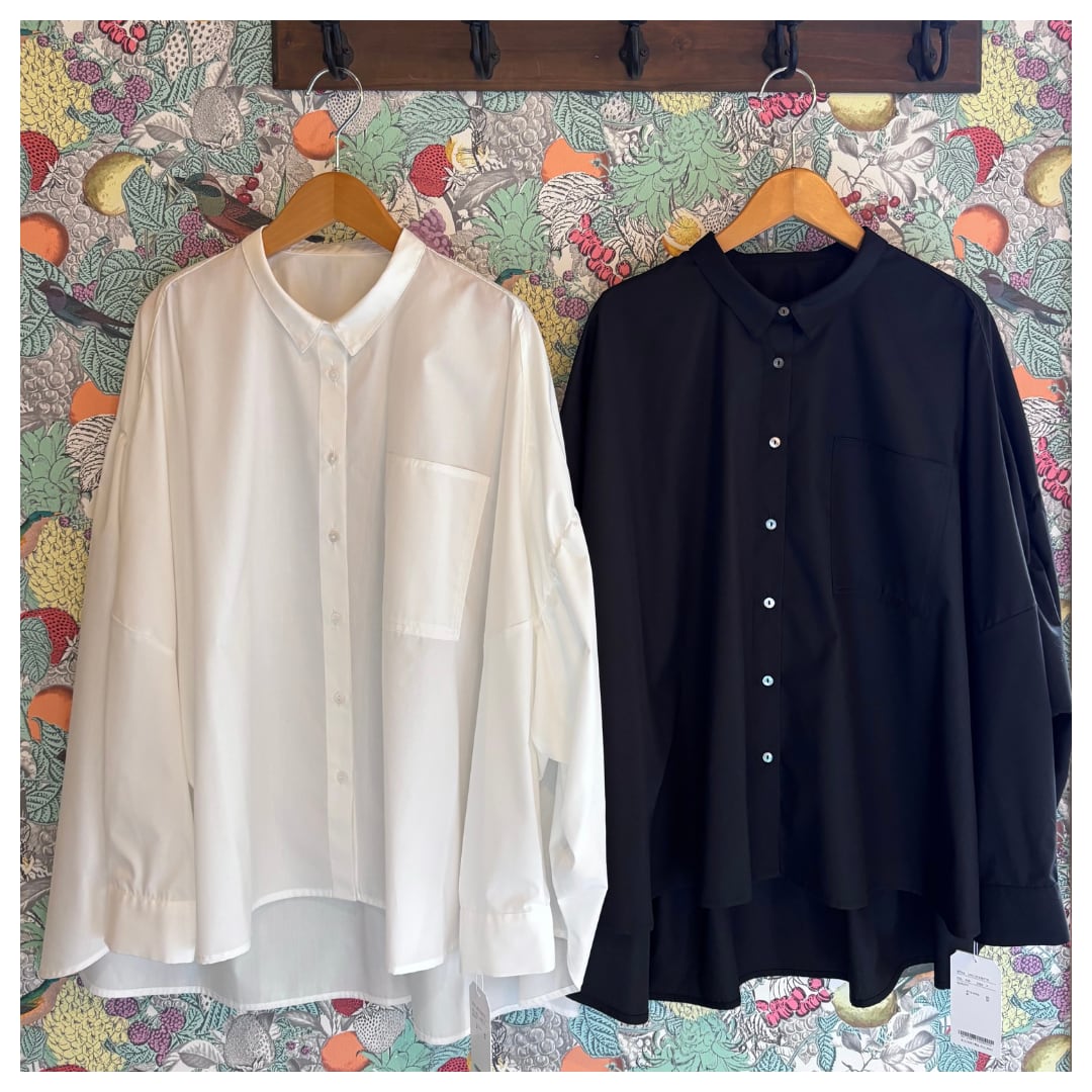 【ante aciem】無地オーバーシャツ