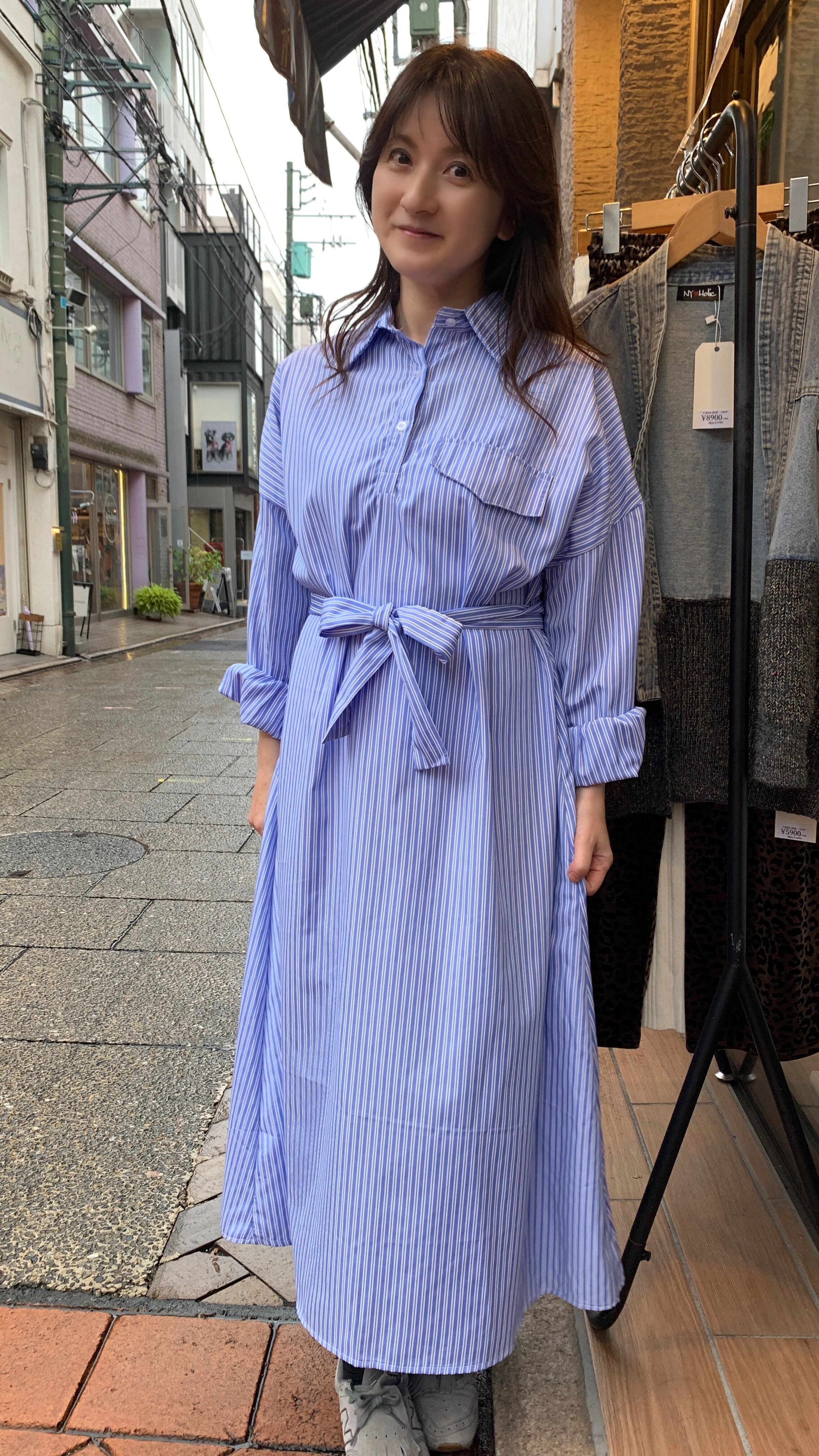 スタライプ柄ドレス ワンピース | ヨコハマスタイルコネクト | 横浜発