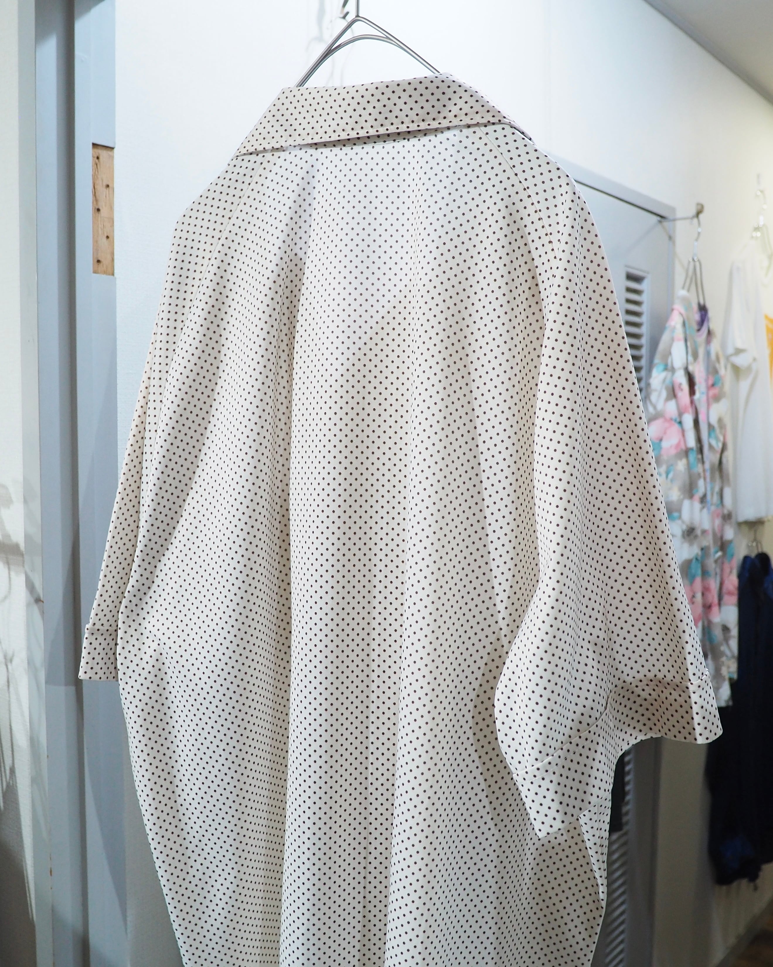 1980s White Dot × Unknown Embroidery vintage SS shirt