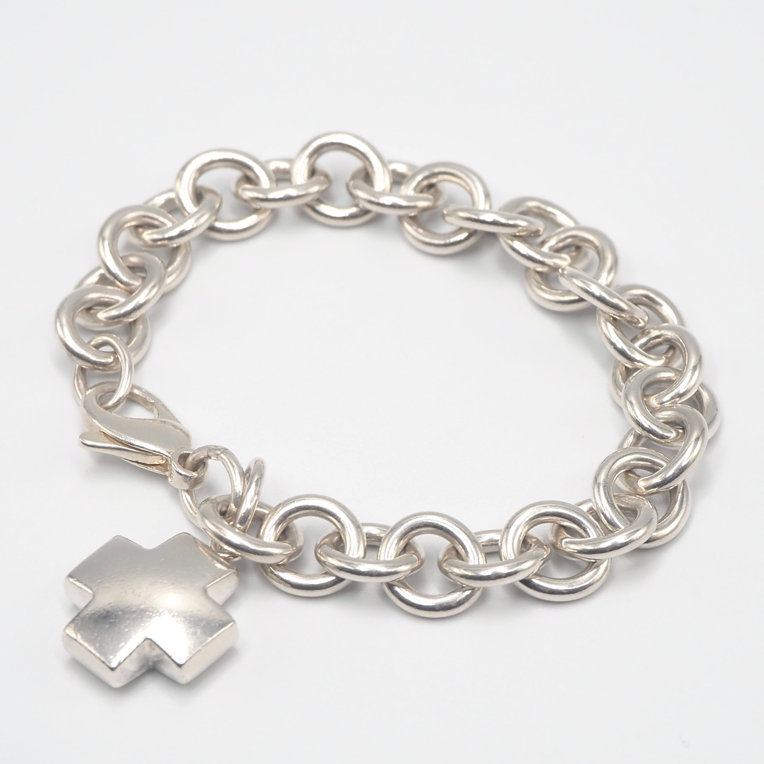 Tiffany &Co. ローマンクロスブレスレット シルバー925 シルバー ティファニー