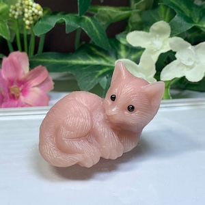 M18.ピンクオパール猫・インテリア