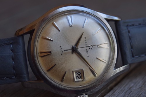 【腕時計】1959年 エテルナマチック コンチキ/コンティキ 自動巻き メンズ腕時計 サンレイダイヤル ステンレス eternamatic kontiki ss menswatch