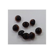 ハマナカ プラスチック・アイ クリスタルカラー(透明タイプ) クリスタルブラウン H430-302 13.5mm 6コ入