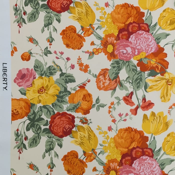 ◆輸入 リバティ LIBERTY タナローン Magical Cascade X マジカル・カスケード ビタミンカラー 約130×50cm