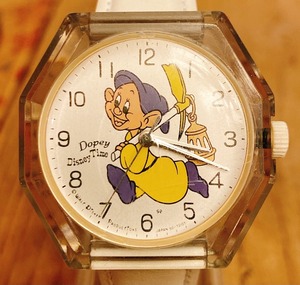 70’s SEIKO DISNEY TIME 手巻き DOPEY ウォッチ