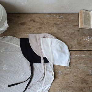 [choucream] Linen Bonnet / [슈크림] 린넨보넷