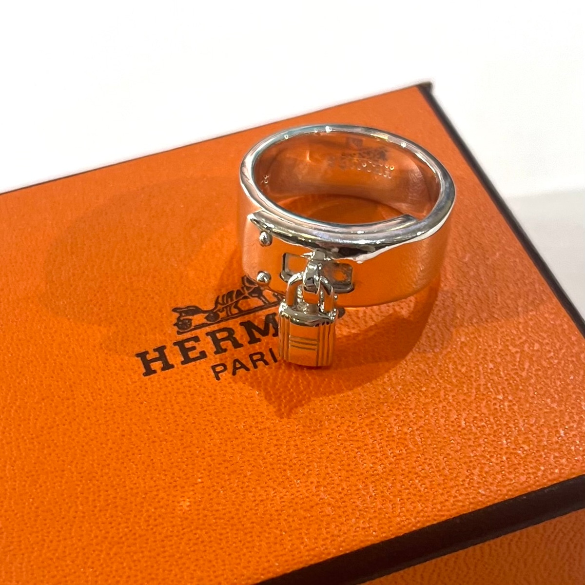 HERMÈS】【11.5号】2457エルメスケリー カデナリング 51号SV925 