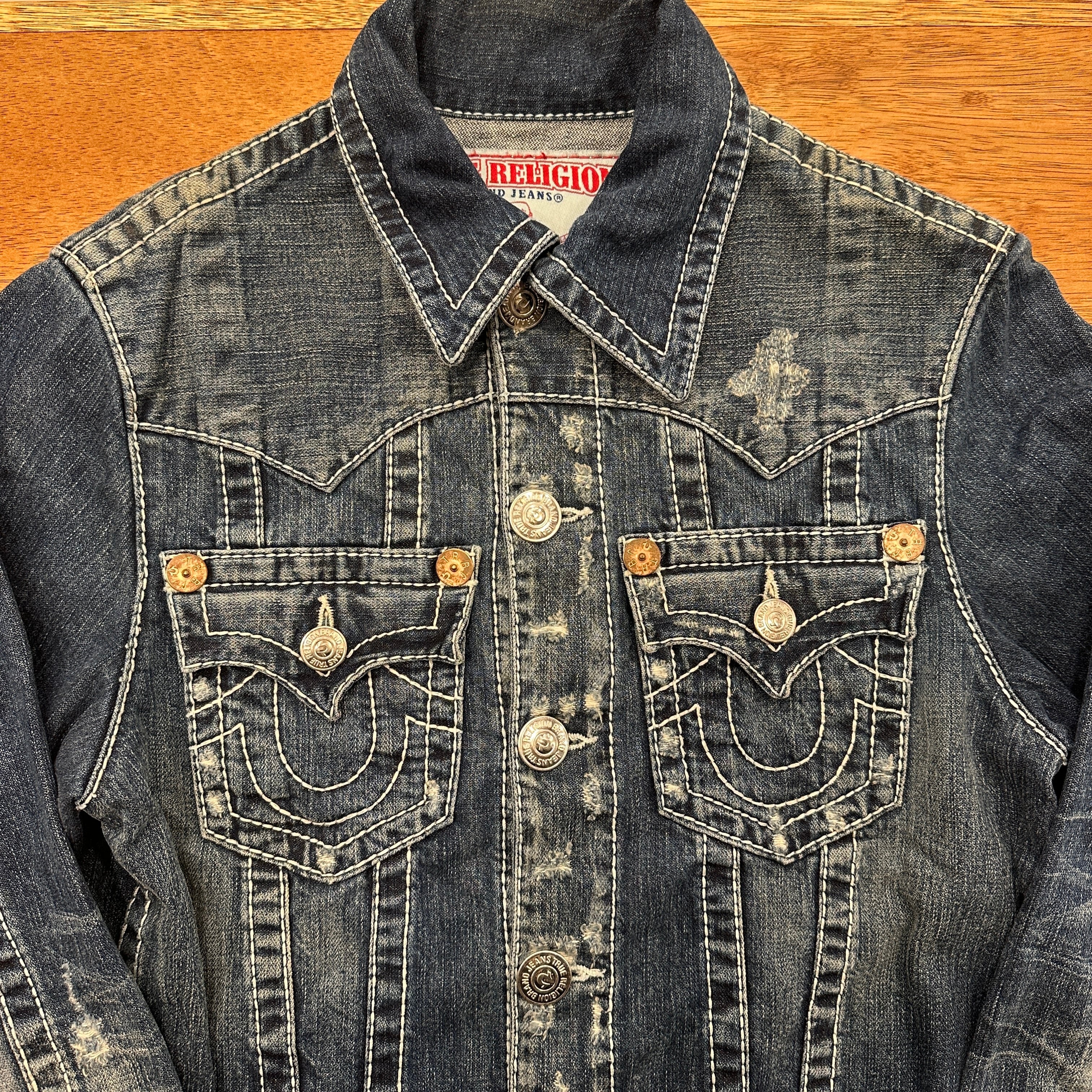 TRUE RELIGION JIMMY BIG T DENIM JACKET S ⑧ | safarionline