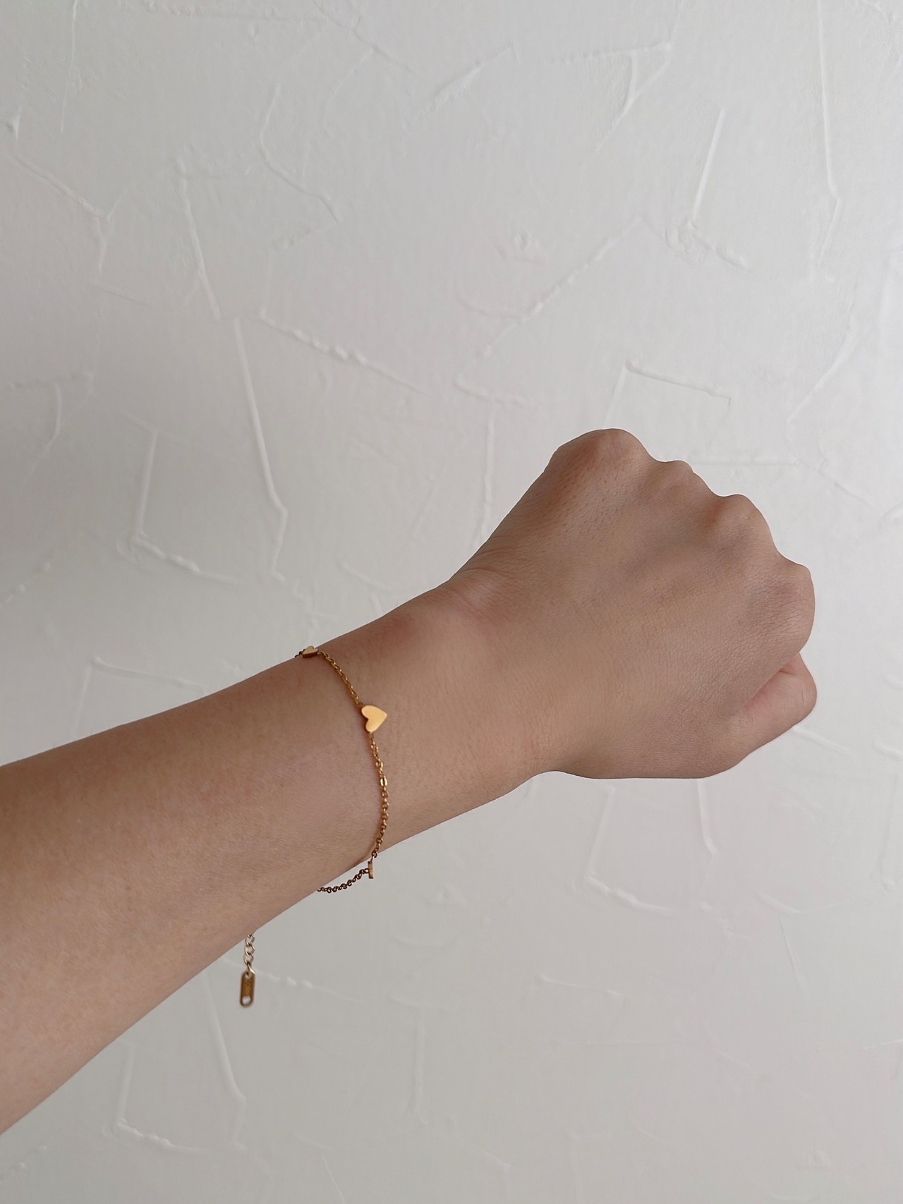 SS マグネットスライドラブチェーンブレスレット