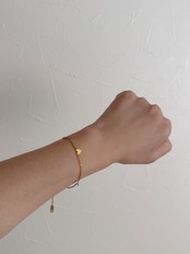 SS マグネットスライドラブチェーンブレスレット