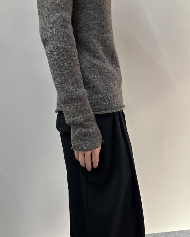 【07AW/PRADA】gradation v-neck knit