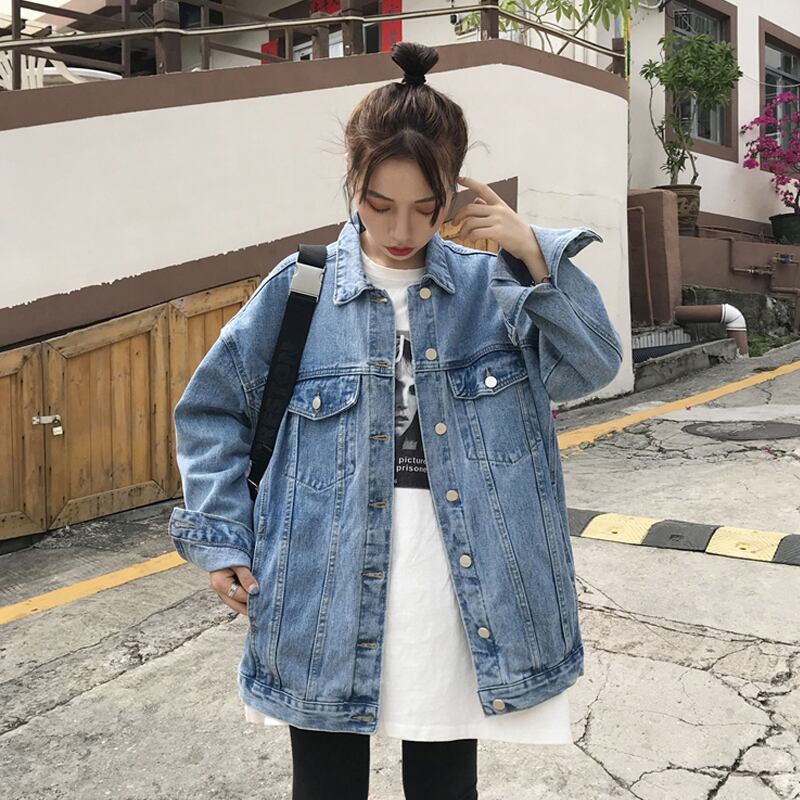 スタンダードスタイルジャケット スプリングルーズトップス レトロ 春物 スーパーモール1086693854