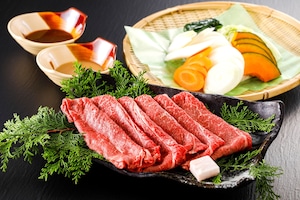 A5ランク 神戸牛しゃぶしゃぶ･すき焼肉 極上もも【500g】（2～4人前）タレ付（ぽん酢、胡麻タレ、わりしたをお選び下さい）