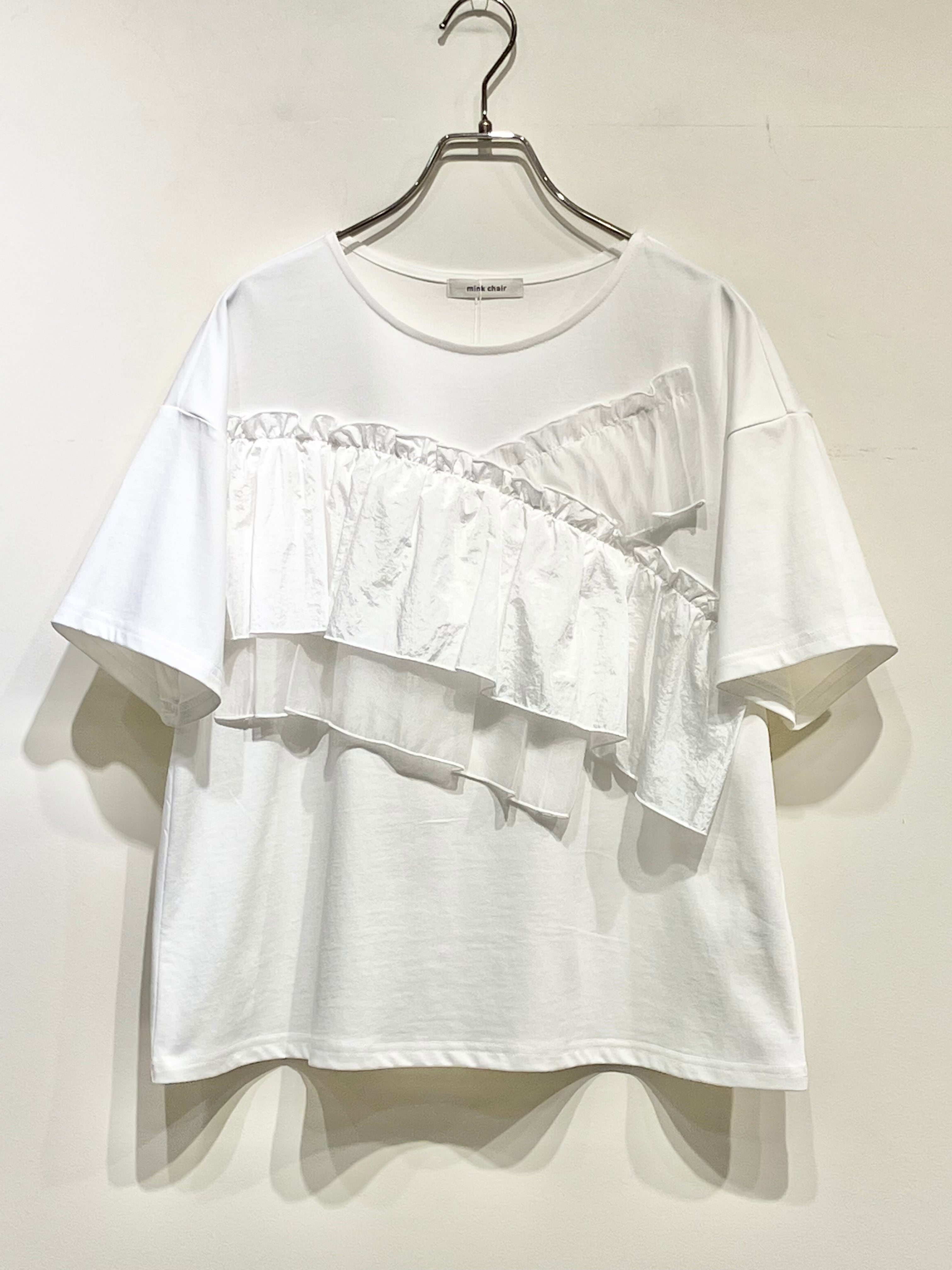 mink chair フリルデザイントップス