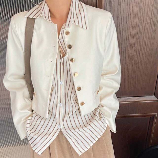 Cropped Length Jacket 01140