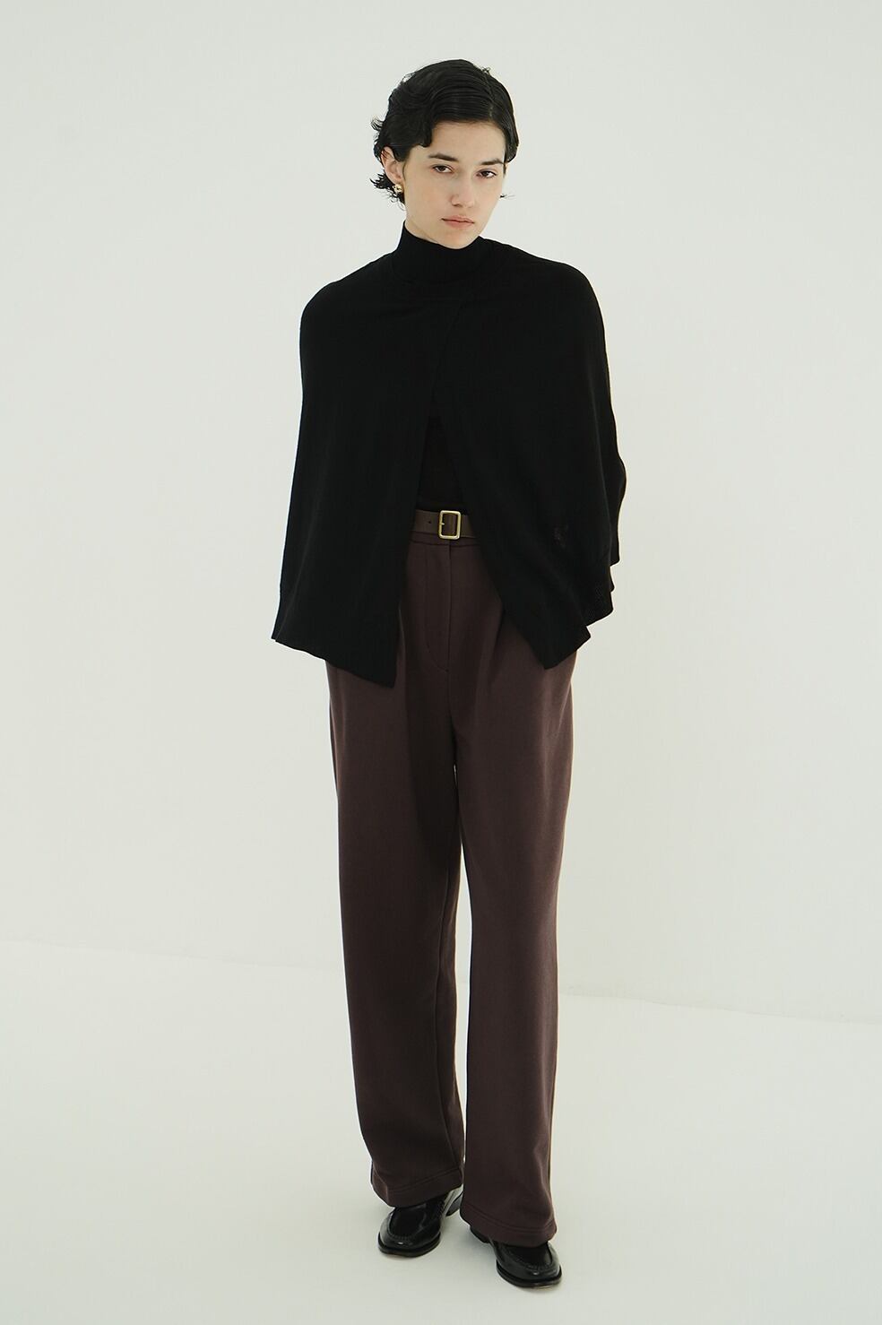 CLANE TWO TUCK SWEAT PANTS BROWN サイズ1 CLANE - 2タックスウェットパンツ - TWO TUCK SWEAT PANTS