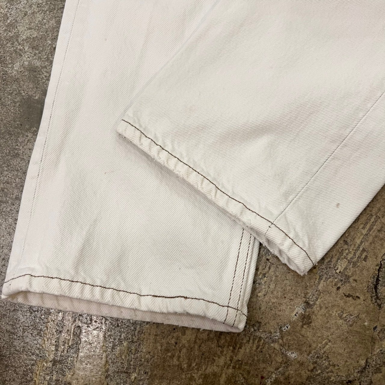 Levi's 501 White Denim usa | BLUE VALENTINE