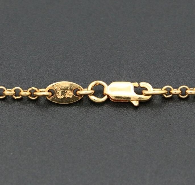 CHROME HEARTS クロムハーツ オールド 22K 20インチ ロールチェーン