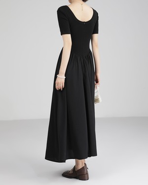 トワイライトシルエットワンピース 2color A0511