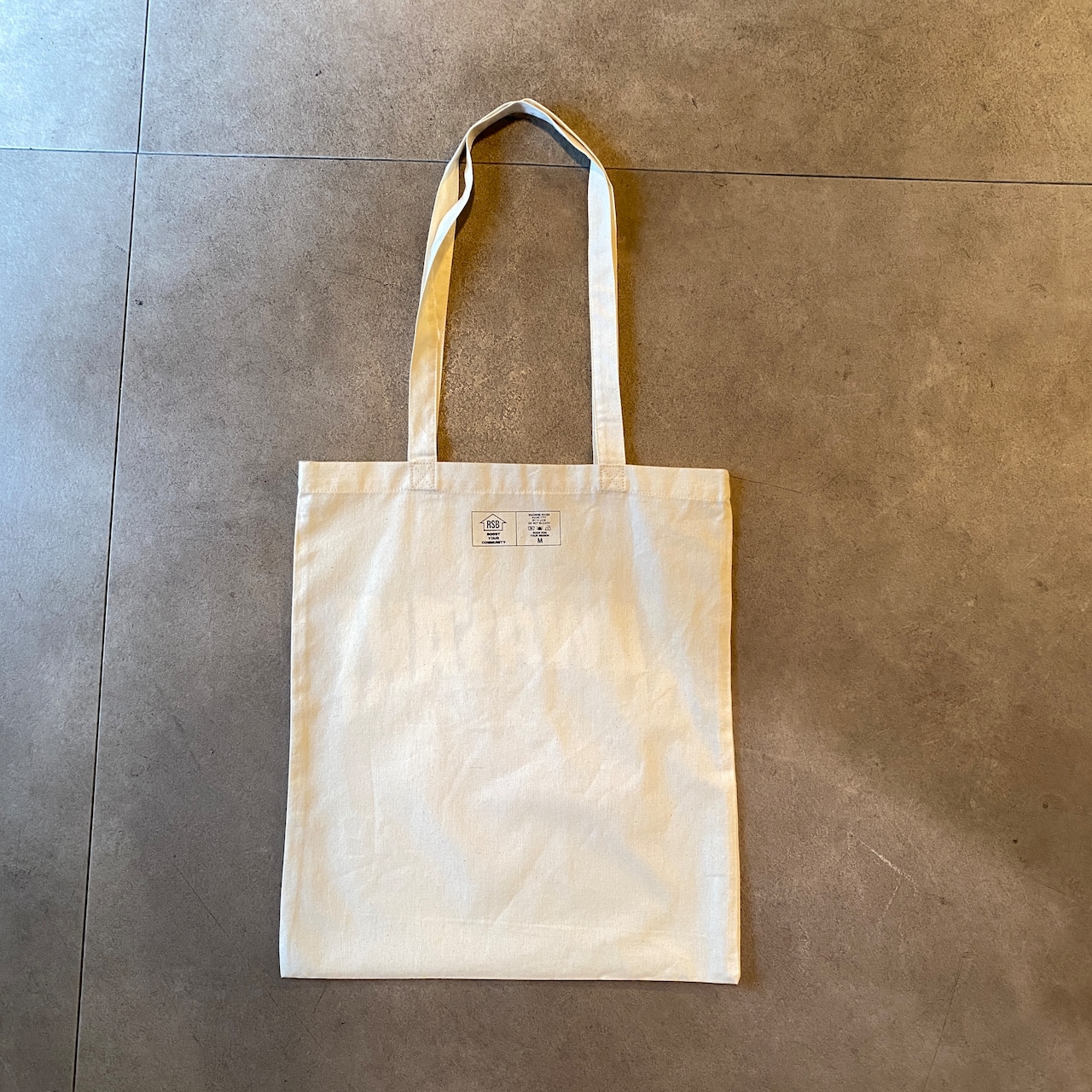 RIVERSIDE BASE 『KAWASAKI』TOTE BAG - NATURAL -