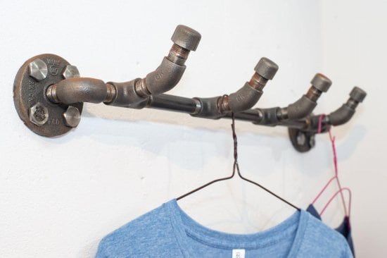 Iron Life】インダストリアルパイプハンガー(壁掛け型) | Iron Life BASE店