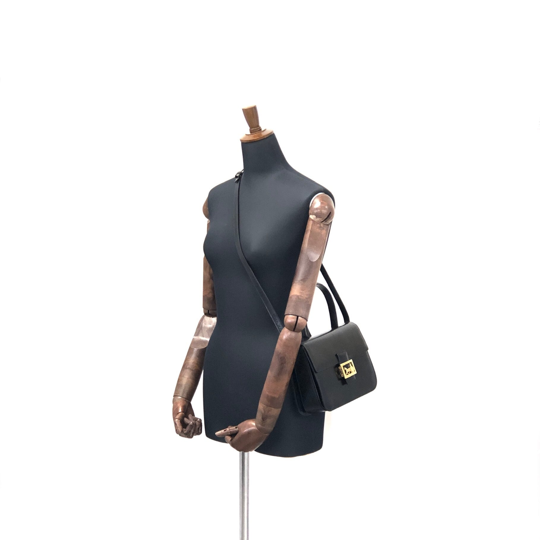 CELINE セリーヌ 馬車 ホースキャリッジ レザー 2way トップハンドル