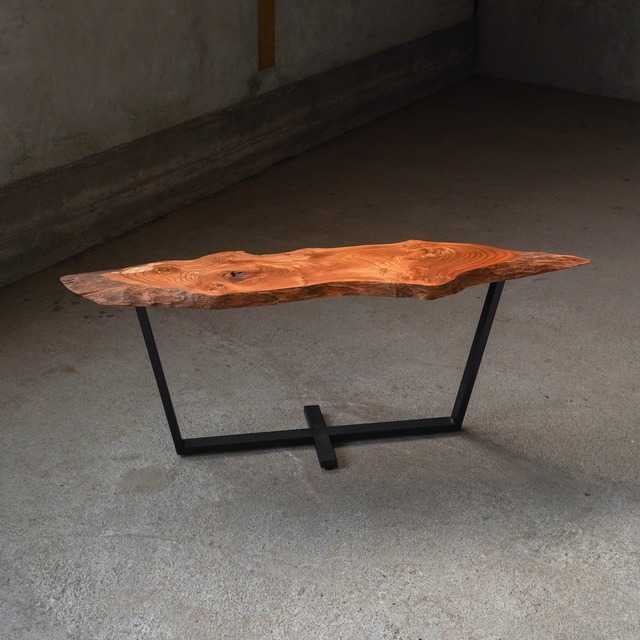 欅の一枚板 ローテーブル