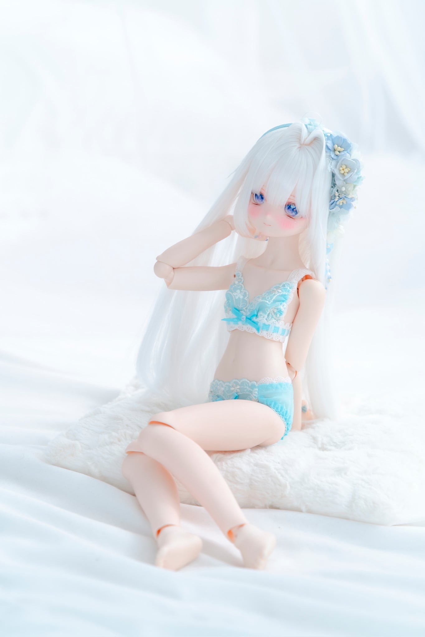 【DD(SS～L胸)】オリオンブルーレース下着