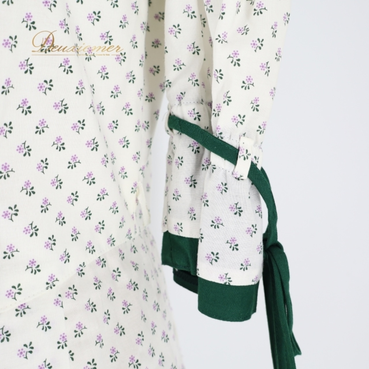 フォークダンス 衣装 ワンピース ドレス ホワイト系 花柄 小花柄 白 紫 緑 フリル リボン チロリアン カントリー ボタン かわいい 華やか 爽やか ダンス衣装 イベント ステージ パープル系 グリーン系