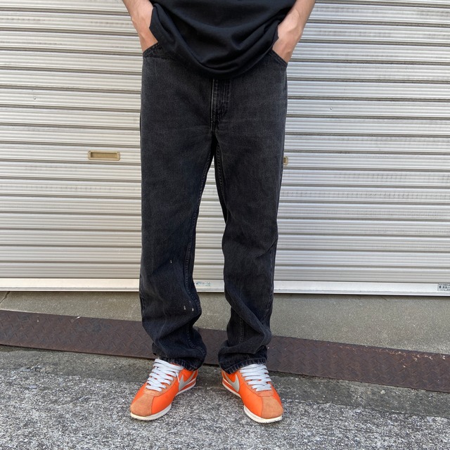 90s Levi's505 ブラックデニムパンツ　W34L30 メキシコ製