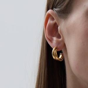 【4/13再入荷】316L double hoop pierce 2  #p42