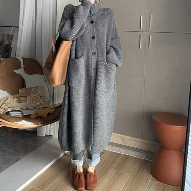 Long sweater coat（ロングセーターコート）n099