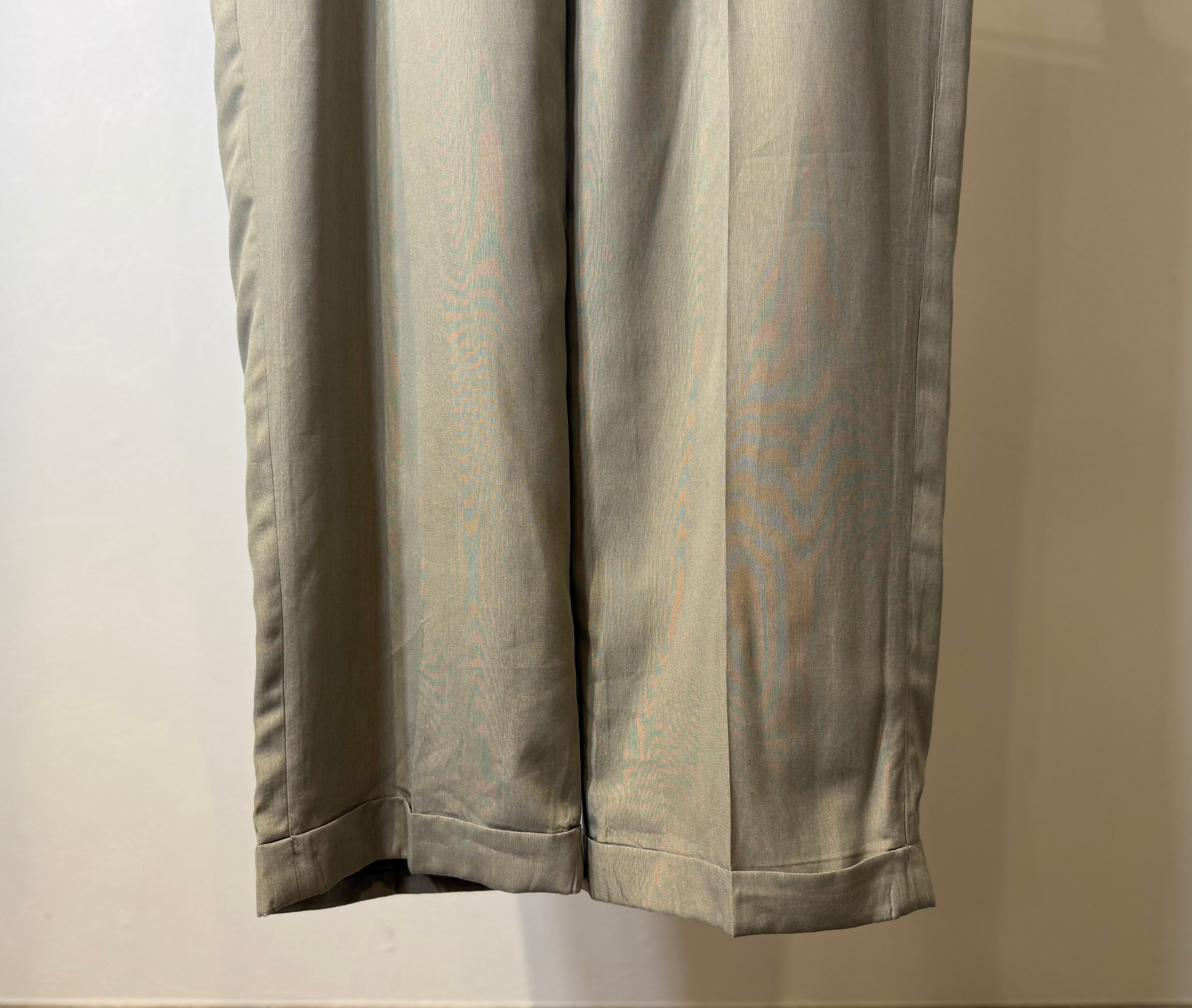 90's PERRY ELLIS 2Tuck Wide Slacks | ancient