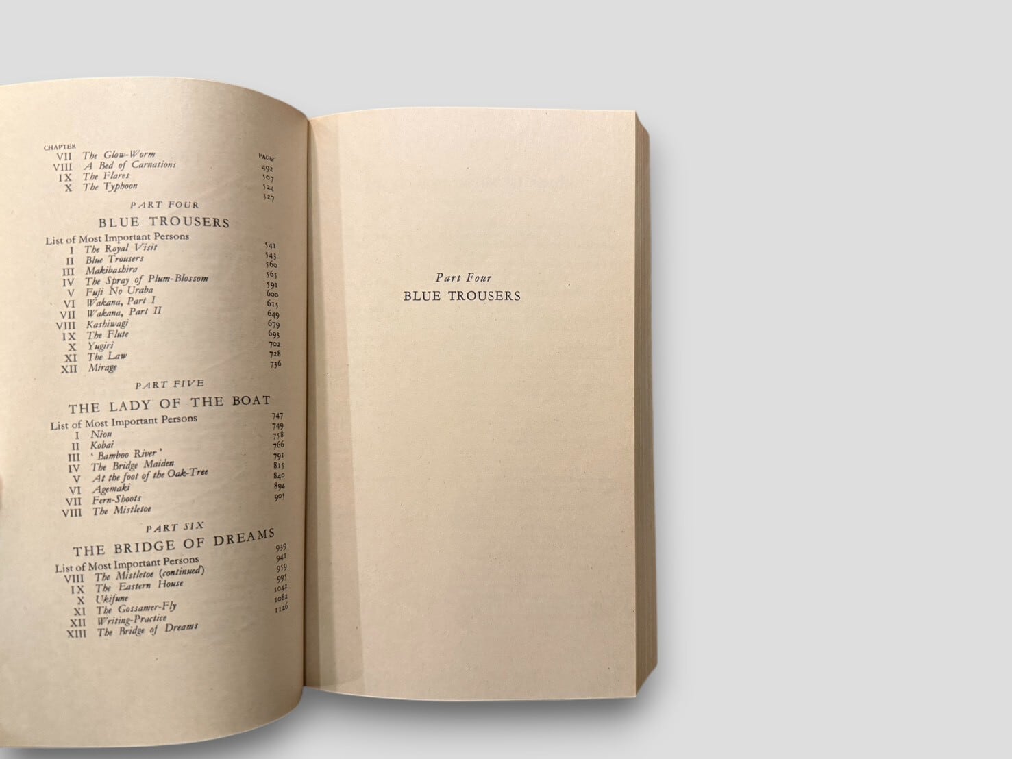 SJ874】【SECOND TUTTLE PRINTING】The Tale of Genji .Two-volume set