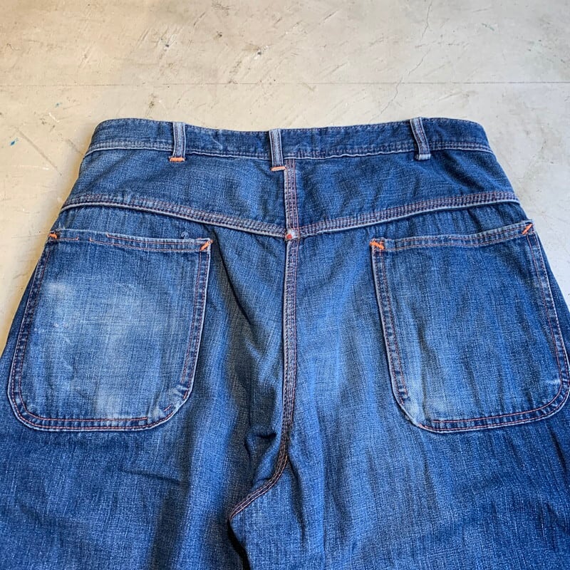 50's BLUE HORSESHOE BRAND デニムペインターパンツ 裏ネル